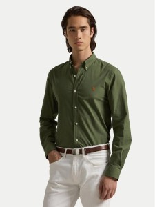 Polo Ralph Lauren Koszula 710929349005 Zielony Custom Fit