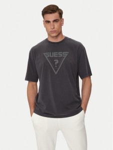 Guess T-Shirt Alino Z4YI00 I3Z14 Czarny Oversize