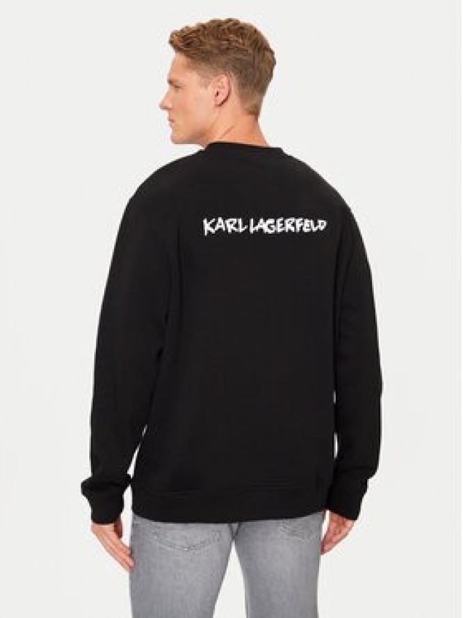 KARL LAGERFELD Bluza 705445 544908 Czarny Regular Fit