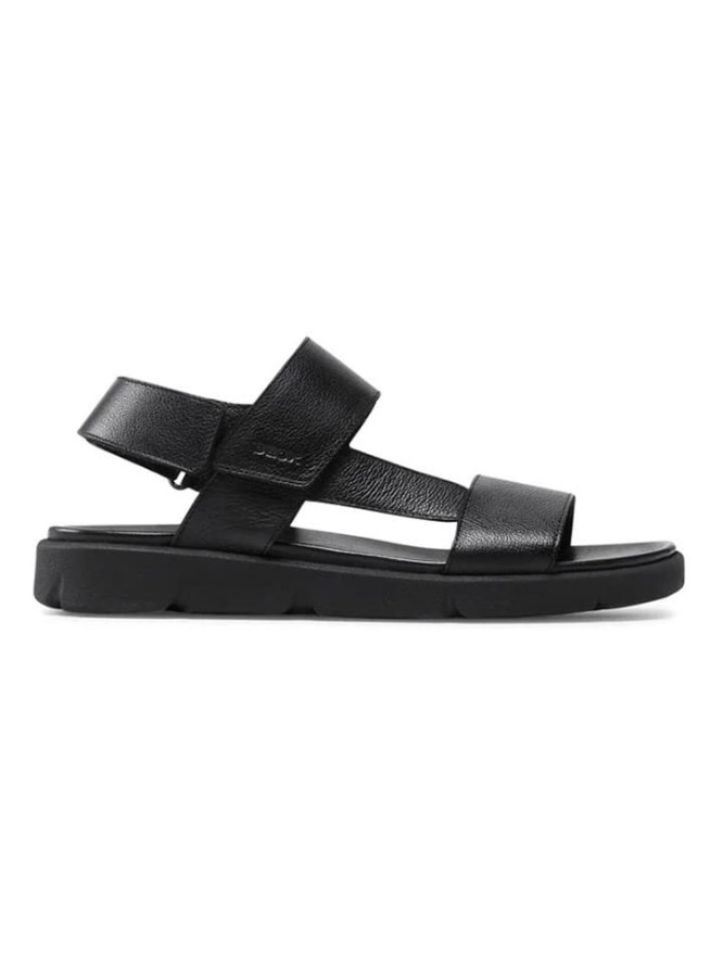 Geox Skórzane sandały "Xand" w kolorze czarnym rozmiar: 40