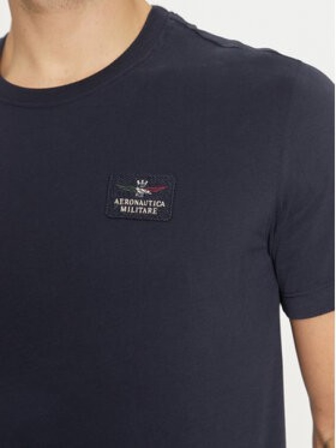 Aeronautica Militare T-Shirt 242TS2331J662 Granatowy Regular Fit