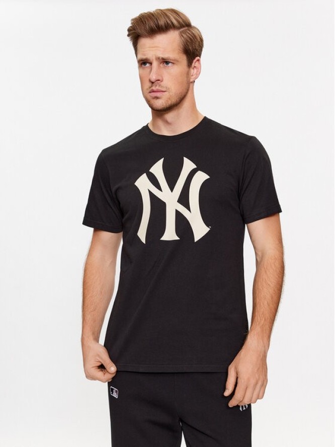 47 Brand T-Shirt Subway Series New York Yankees BC101TMBECT601288JK Czarny Regular Fit