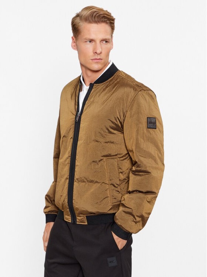 Boss Kurtka bomber Overse 50496479 Brązowy Regular Fit