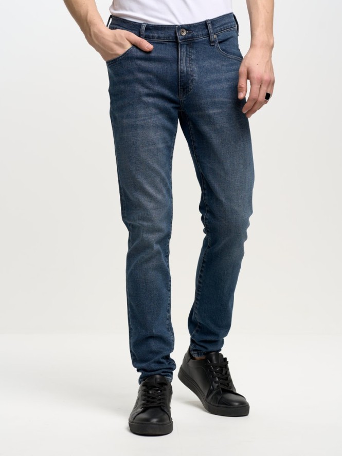 Spodnie jeans męskie skinny Deric 583