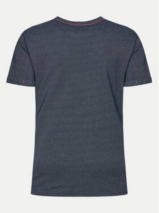 INDICODE T-Shirt Stamatis 41-038 Granatowy Regular Fit