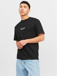 Jack&Jones T-Shirt Vesterbro 12240121 Czarny Relaxed Fit