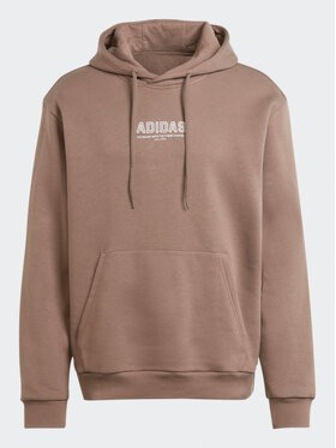 adidas Bluza IR8359 Brązowy Loose Fit