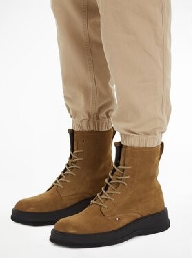 Tommy Hilfiger Trzewiki Th Everyday Core Suede Boot FM0FM04660 Brązowy