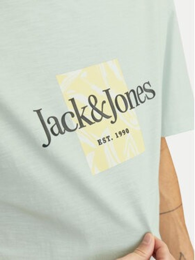 Jack&Jones T-Shirt Lafayette 12250436 Zielony Relaxed Fit