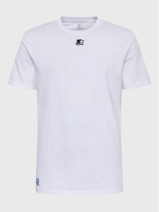 Starter T-Shirt SMN-316-122 Biały Regular Fit