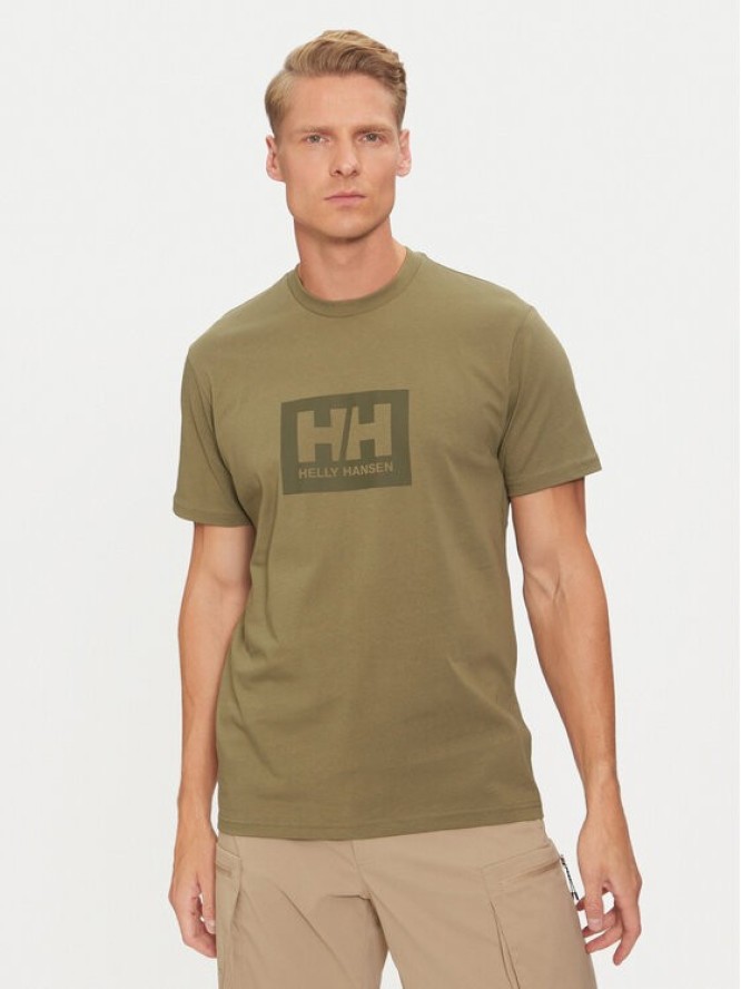 Helly Hansen T-Shirt HH Box 53285 Zielony Regular Fit