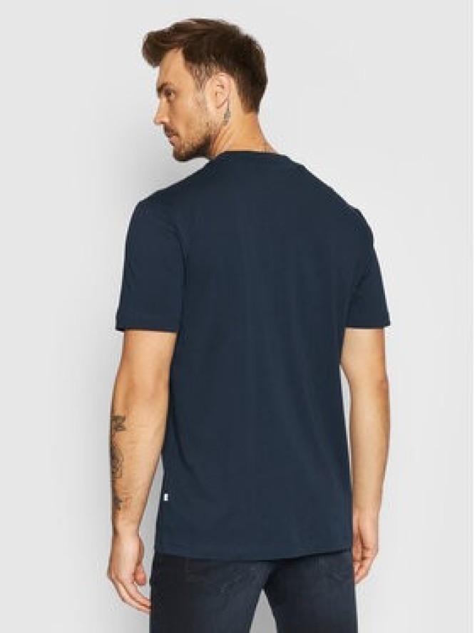 Selected Homme T-Shirt Colman 16077385 Granatowy Relaxed Fit