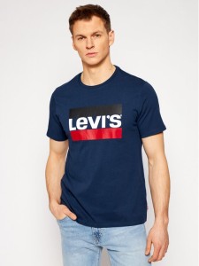 Levi's® T-Shirt Sportswear Graphic Tee 39636-0003 Granatowy Regular Fit