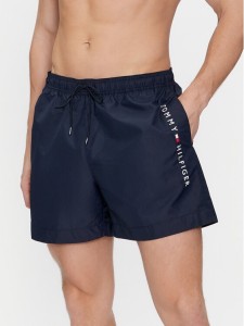 Tommy Hilfiger Szorty kąpielowe UM0UM03258 Granatowy Regular Fit