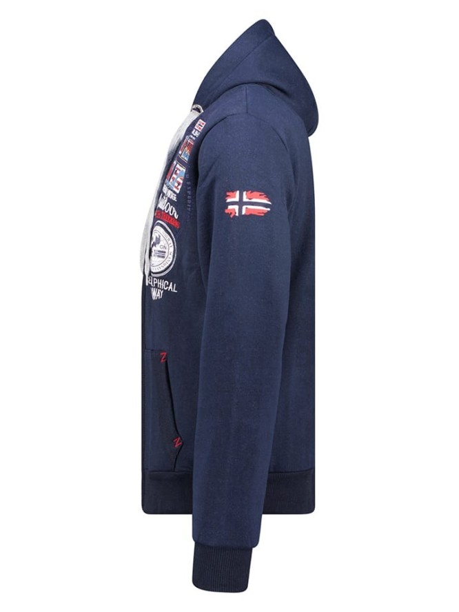 Geographical Norway Bluza "Gotham" w kolorze granatowym rozmiar: S