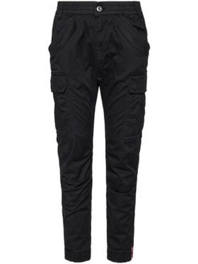 Alpha Industries Joggery Airman 188201 Czarny Tapered Fit