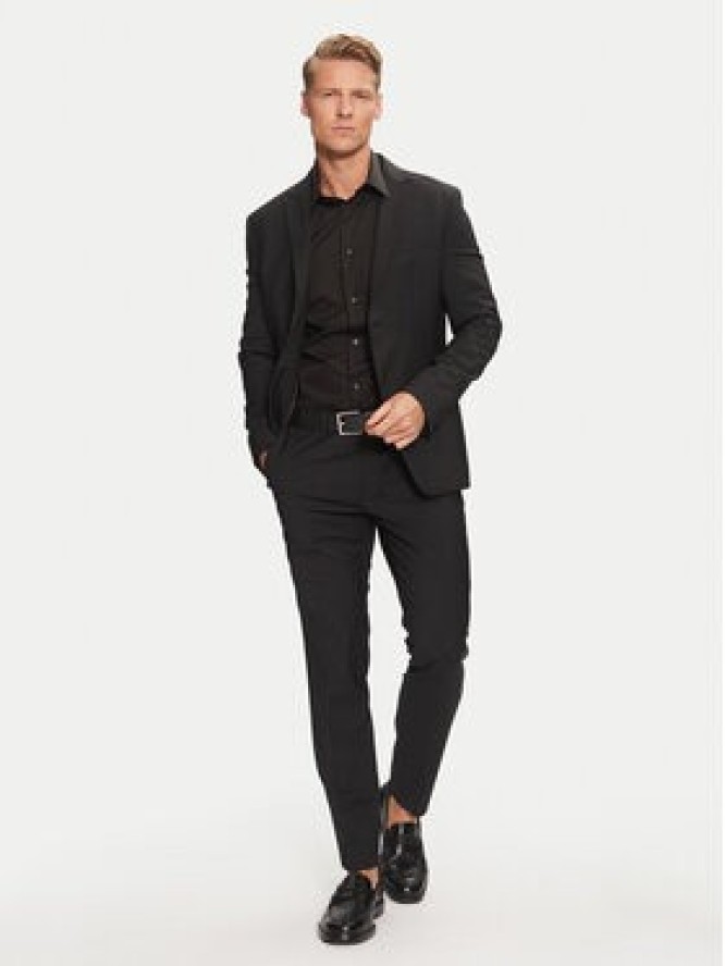 Liu Jo Koszula QXX007 T2662 Czarny Slim Fit