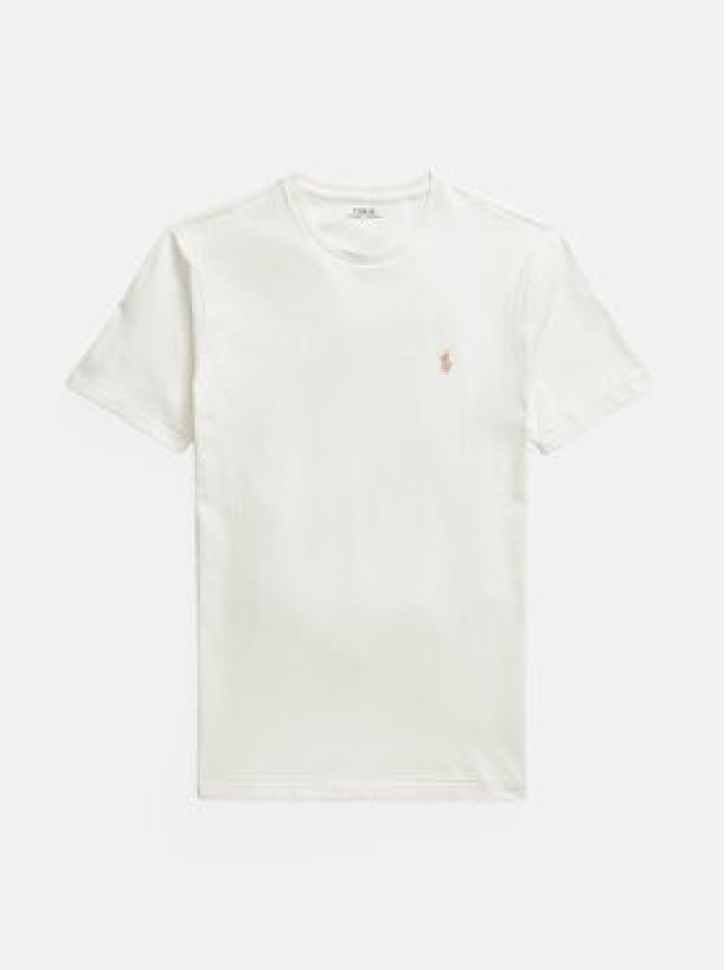 Polo Ralph Lauren T-Shirt 710671438350 Écru Custom Slim Fit