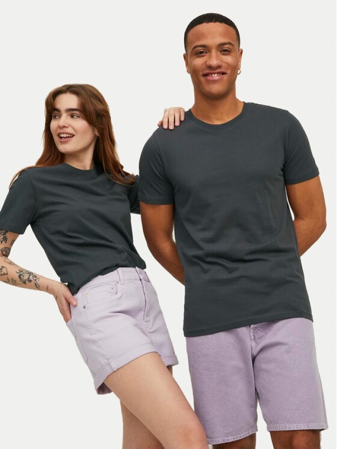 Jack&Jones T-Shirt Organic Basic 12156101 Szary Slim Fit