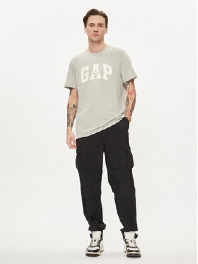 Gap Spodnie materiałowe 487058-00 Czarny Relaxed Fit