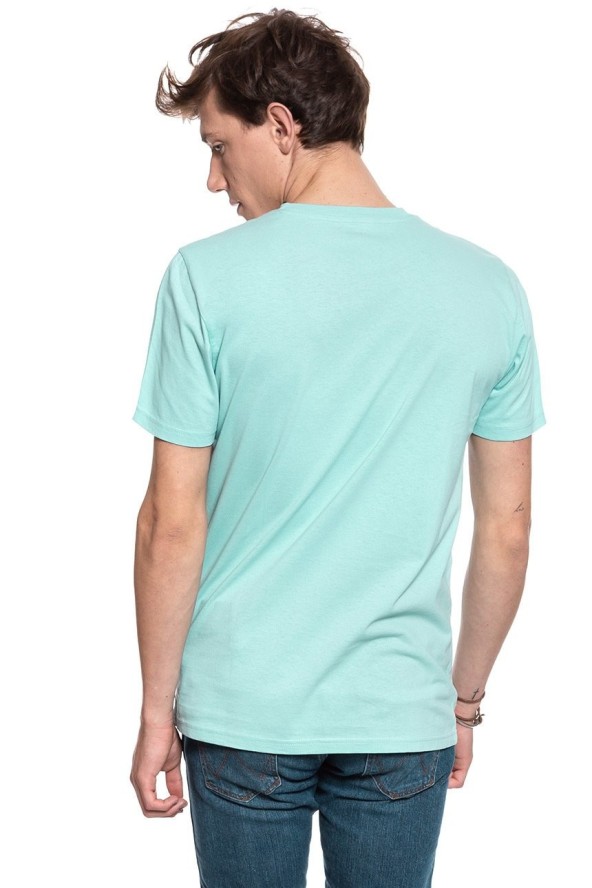 LEE T SHIRT DISTORTED LOGO TEE FADED MINT L61OFENC