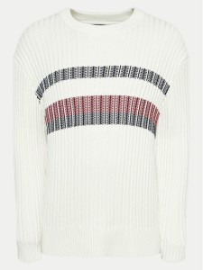 Tommy Hilfiger Sweter MW0MW37246 Beżowy Regular Fit