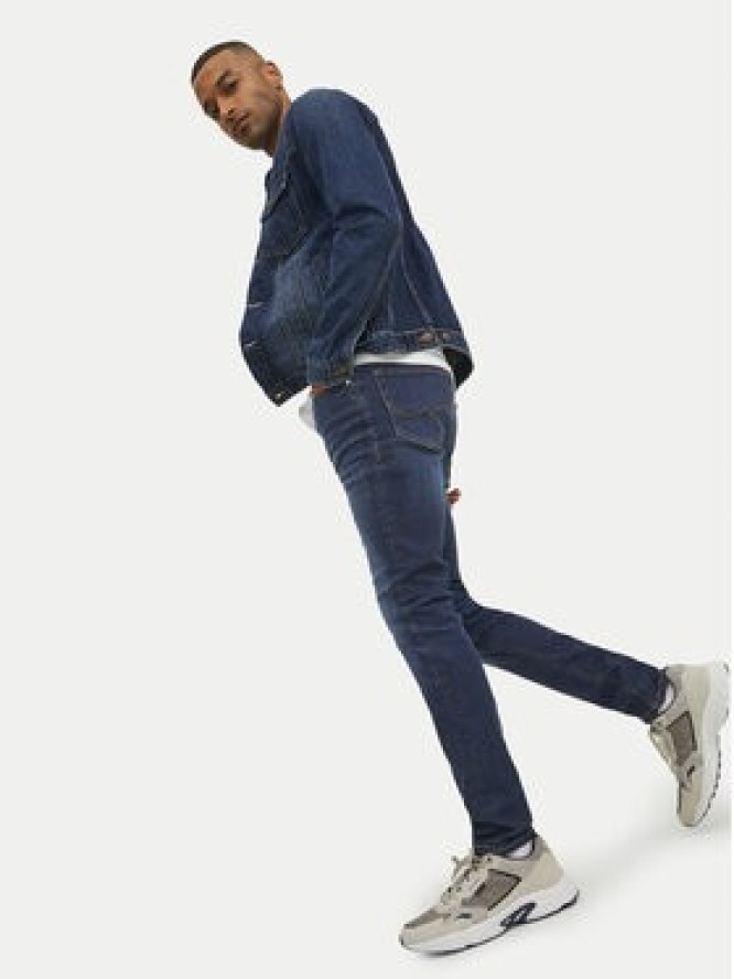 Jack&Jones Jeansy Liam 12110056 Granatowy Skinny Fit