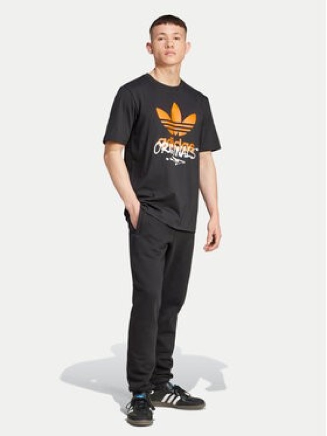 adidas T-Shirt Supply Street IZ2578 Czarny Regular Fit