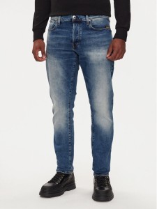 G-Star Raw Jeansy 3301 51003 C052 Niebieski Tapered Fit