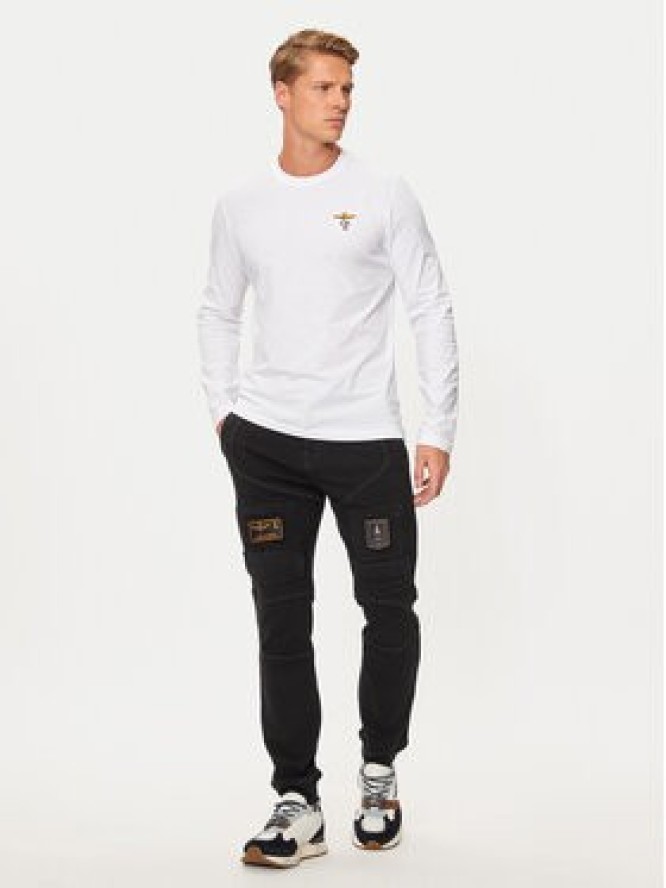 Aeronautica Militare Joggery 242PF743J505 Czarny Regular Fit