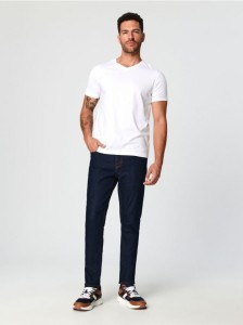 Jeansy skinny - niebieski