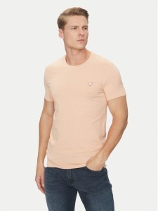 Guess T-Shirt M2YI24 J1314 Pomarańczowy Slim Fit