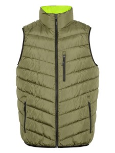 Chiemsee Kamizelka pikowana w kolorze khaki rozmiar: L