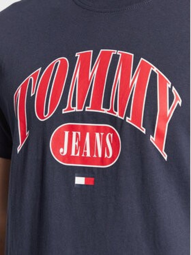 Tommy Jeans T-Shirt Entry DM0DM15675 Granatowy Regular Fit