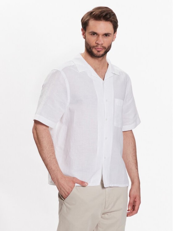 Calvin Klein Koszula K10K109521 Biały Regular Fit