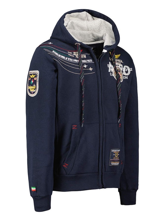 Geographical Norway Bluza "Faero" w kolorze granatowym rozmiar: S