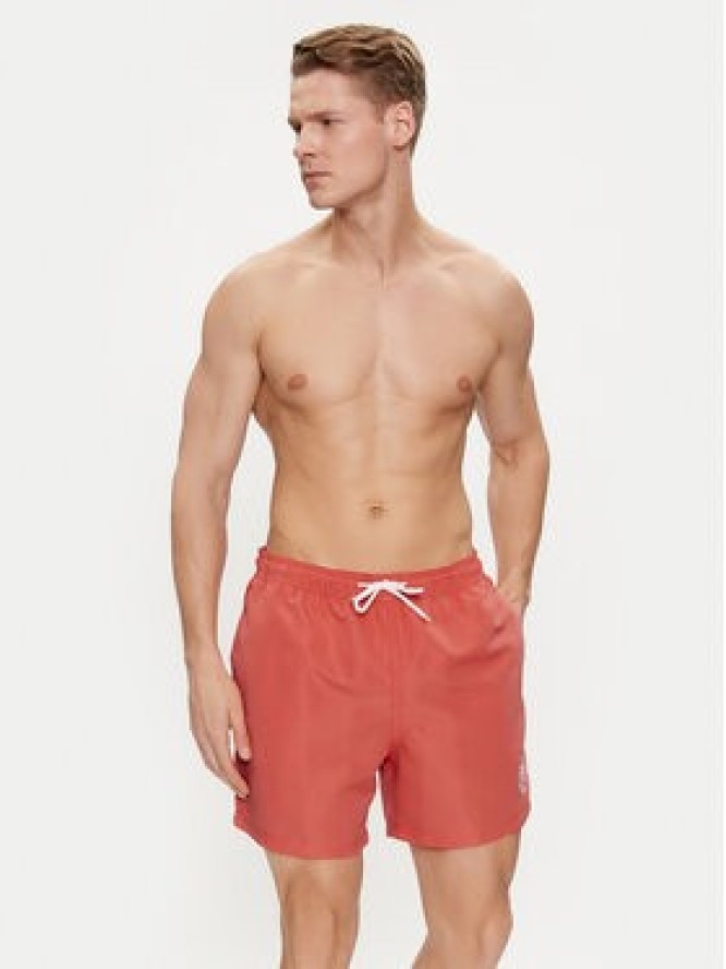 Jack&Jones Szorty kąpielowe Jpstbeach 12249449 Pomarańczowy Regular Fit