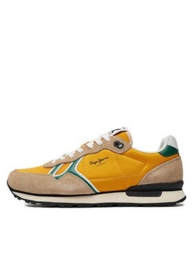 Pepe Jeans Sneakersy Brit Fun M PMS31046 Żółty