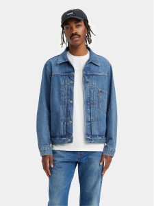 Levi's® Kurtka jeansowa A3174-0004 Niebieski Loose Fit