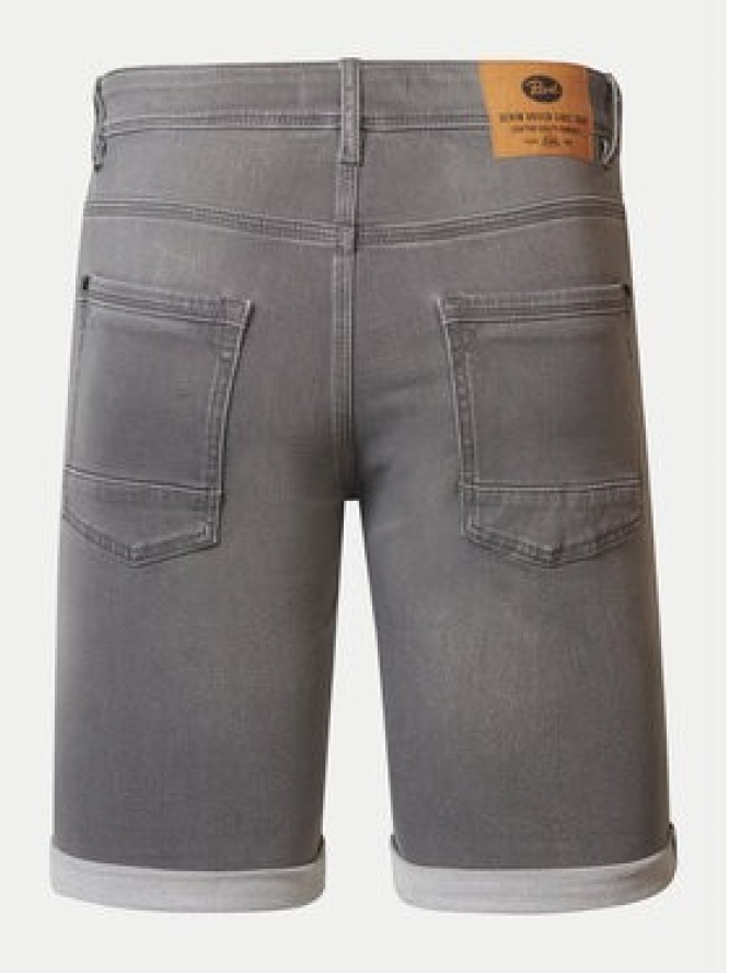 Petrol Industries Szorty jeansowe M-1040-SHO001 Szary Slim Fit