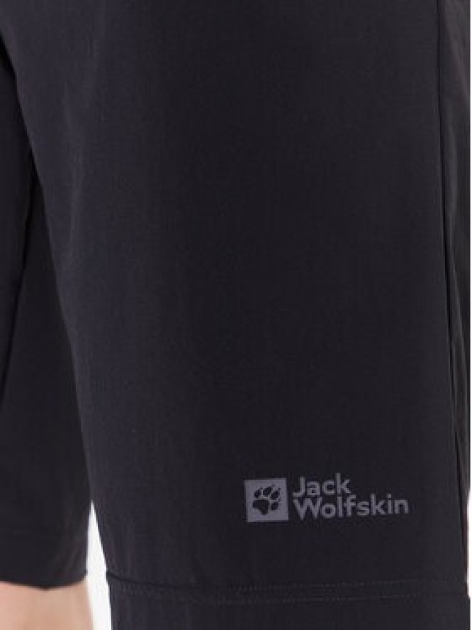 Jack Wolfskin Szorty sportowe Prelight 1508081 Czarny Regular Fit