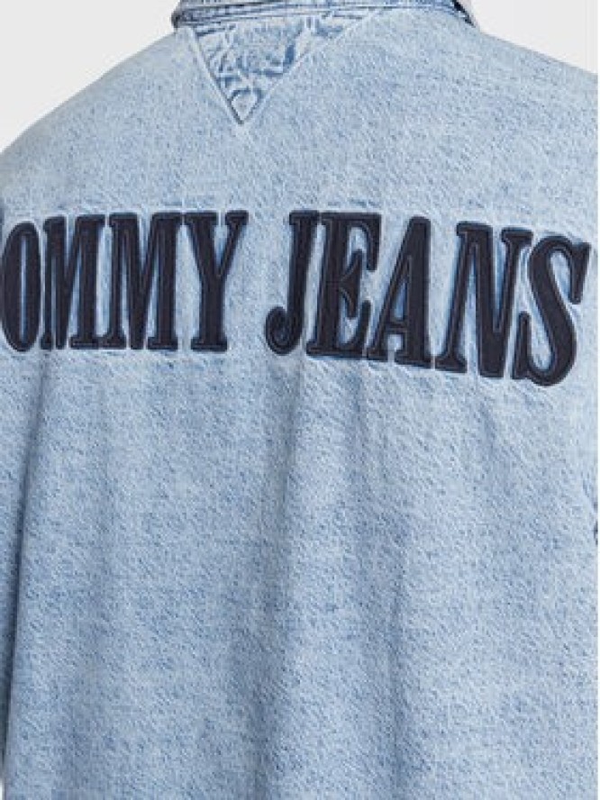 Tommy Jeans Koszula jeansowa Graphic Archive DM0DM15625 Niebieski Relaxed Fit