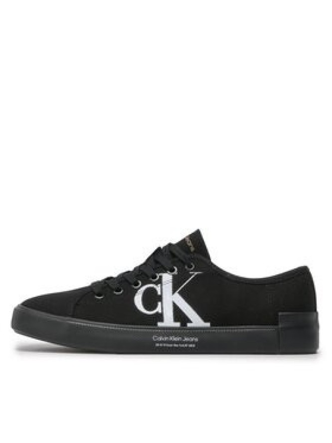 Calvin Klein Jeans Tenisówki Vulc Low Oversized Brand YM0YM00687 Czarny