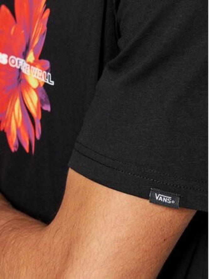 Vans T-Shirt Blooming VN0A54CF Czarny Classic Fit