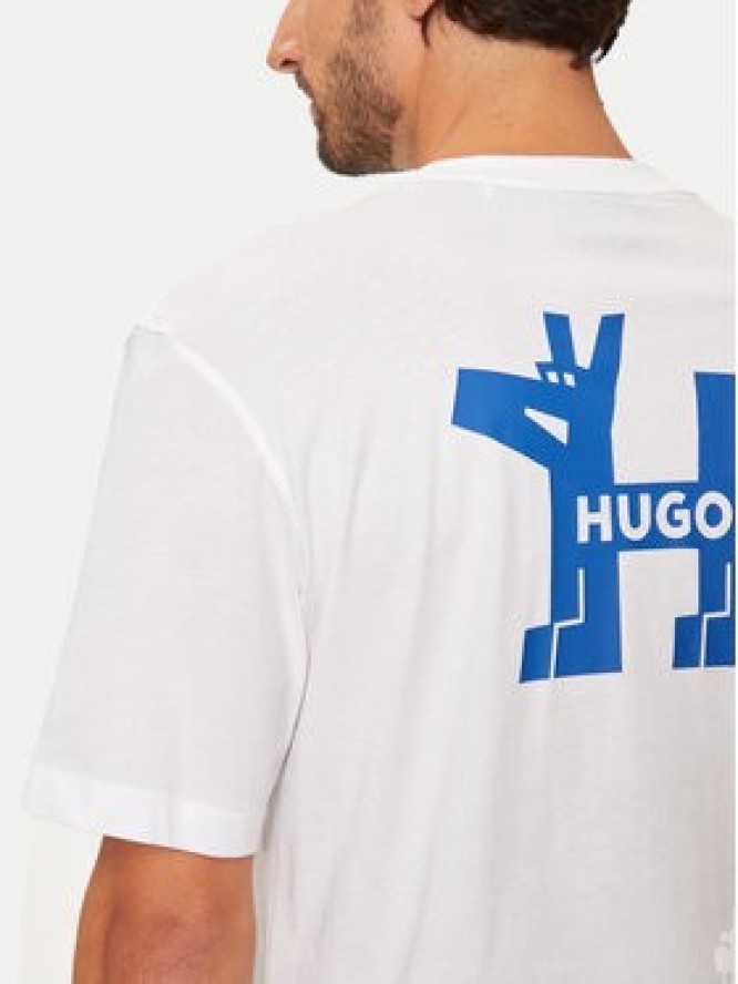 Hugo T-Shirt Noladogg 50523830 Biały Regular Fit