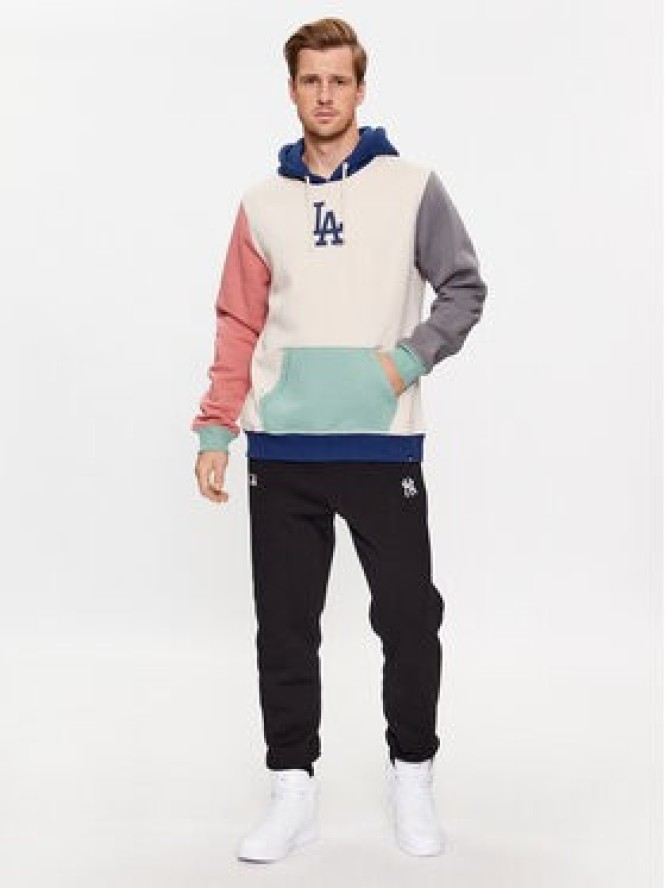 47 Brand Bluza Los Angeles Dodgers BB012PMOPXQ601378BN Beżowy Regular Fit