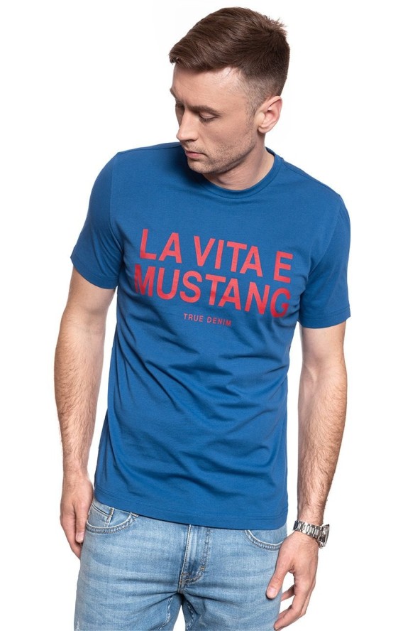 MĘSKI T-SHIRT MUSTANG Alex C Print 1009021 5235