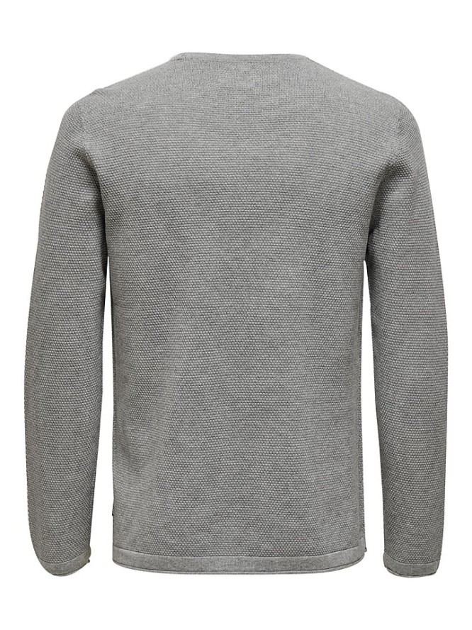 ONLY & SONS Sweter "Panter" w kolorze szarym rozmiar: XS