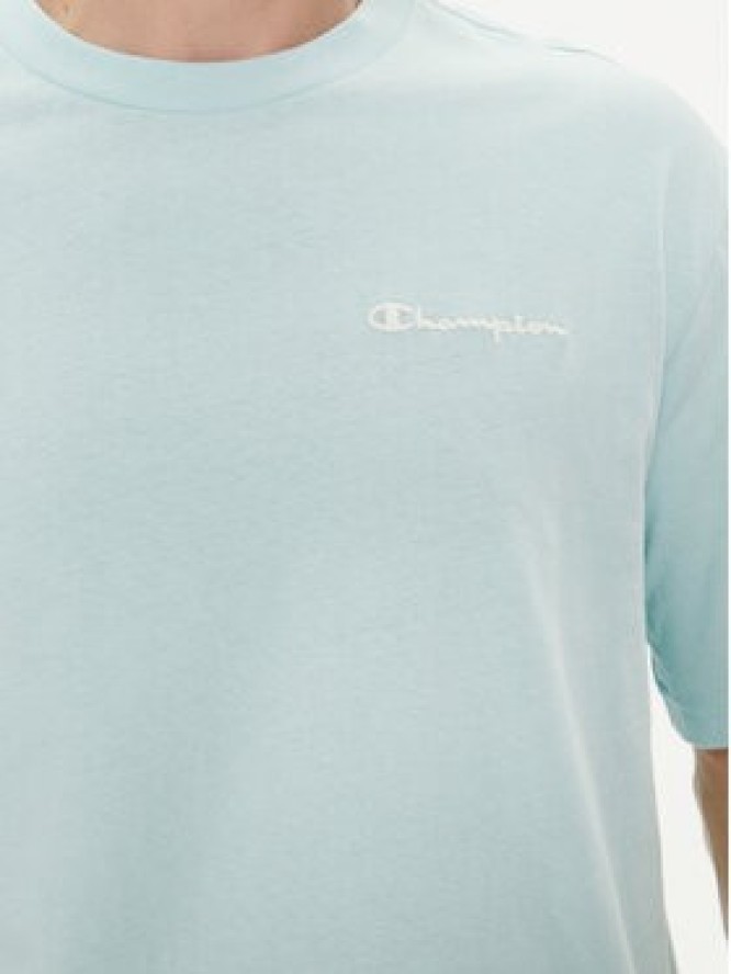 Champion T-Shirt 219787 Niebieski Regular Fit