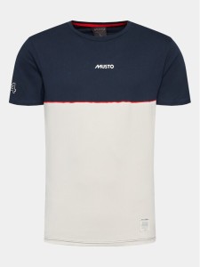 Musto T-Shirt 64 Channel 82505 Granatowy Regular Fit